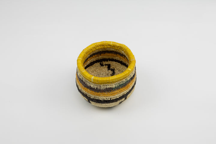 Vintage Handmade Woven Basket Fair Trade