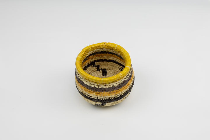 Vintage Handmade Woven Basket Fair Trade