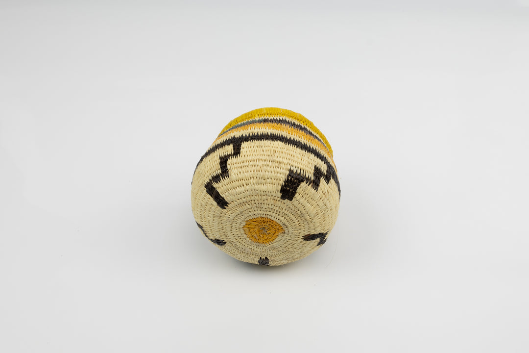 Vintage Handmade Woven Basket Fair Trade