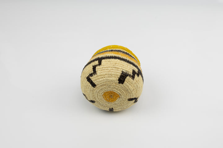 Vintage Handmade Woven Basket Fair Trade