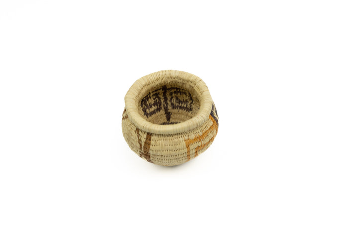 Vintage Handmade Woven Basket Fair Trade