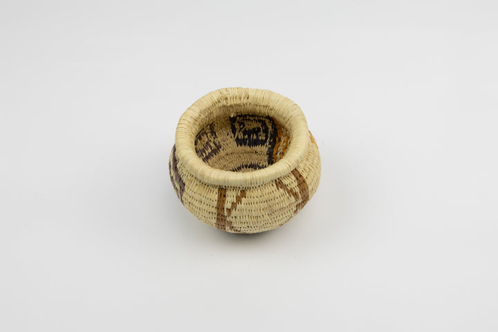 Vintage Handmade Woven Basket Fair Trade