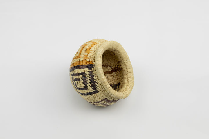 Vintage Handmade Woven Basket Fair Trade