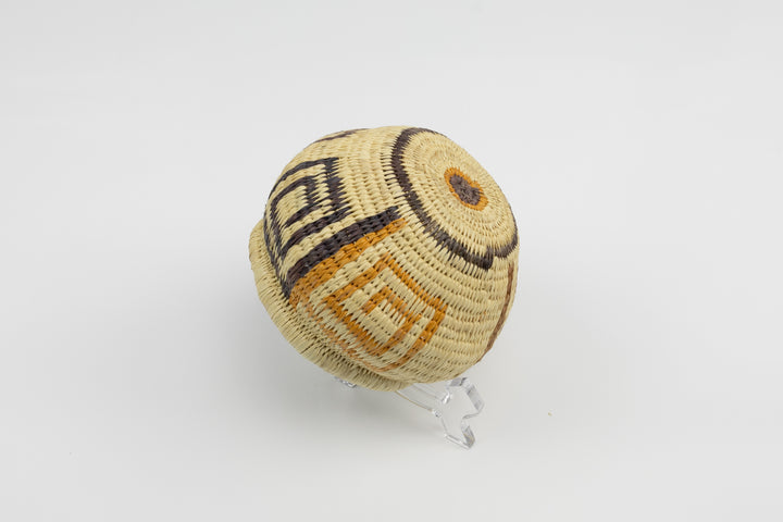 Vintage Handmade Woven Basket Fair Trade