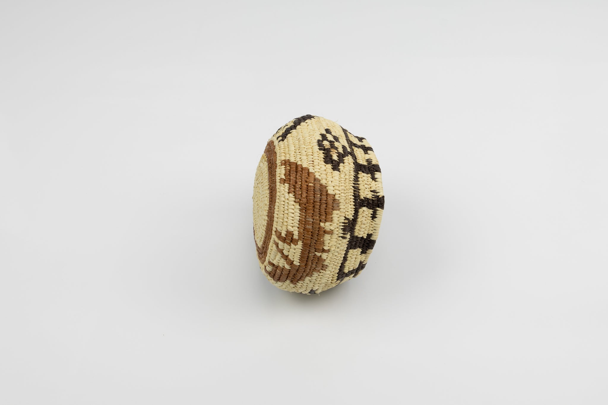 Vintage Handmade BAT Woven Basket Fair Trade