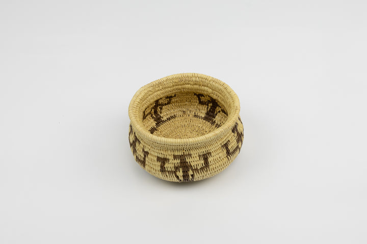 Vintage Handmade Woven Basket Fair Trade