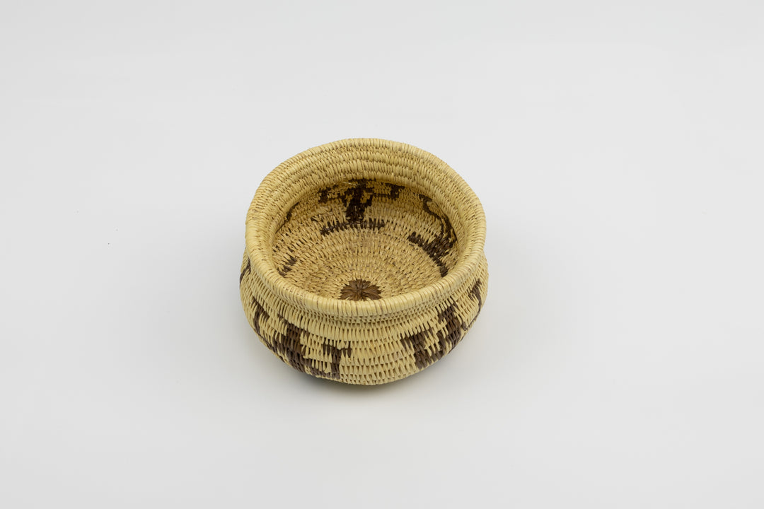 Vintage Handmade Woven Basket Fair Trade