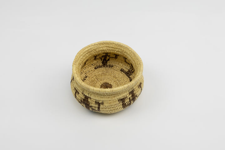 Vintage Handmade Woven Basket Fair Trade