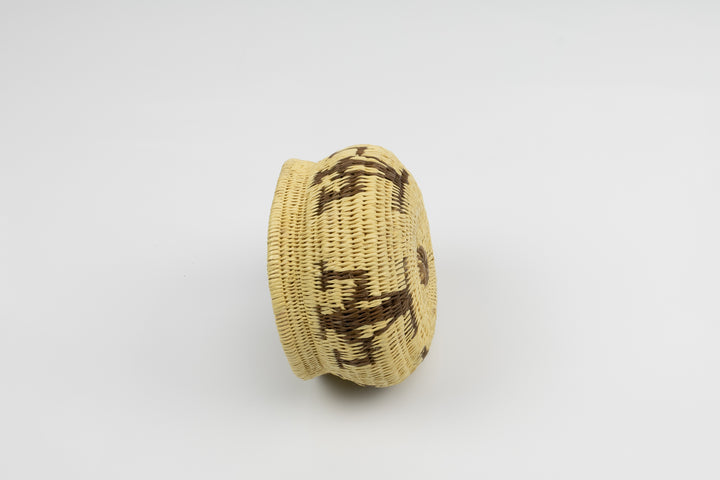Vintage Handmade Woven Basket Fair Trade