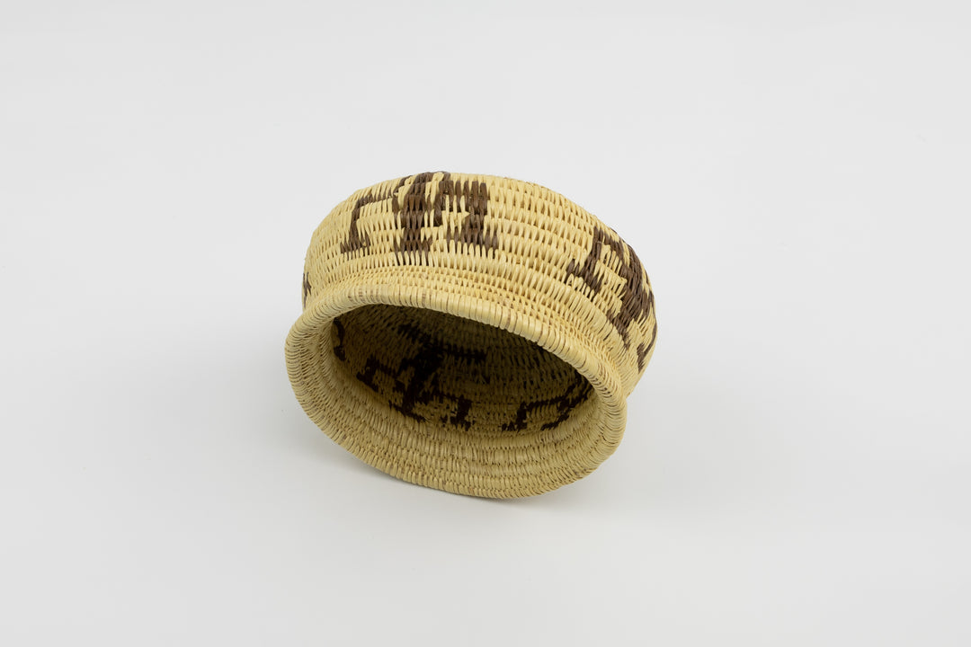 Vintage Handmade Woven Basket Fair Trade