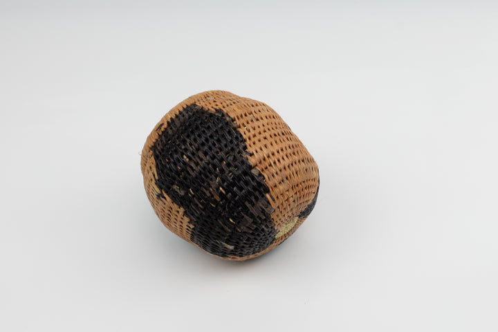 Vintage Woven Basket, Panama Basket