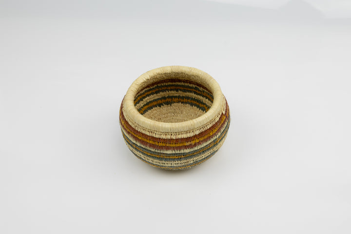 Vintage Handmade Woven Basket Fair Trade