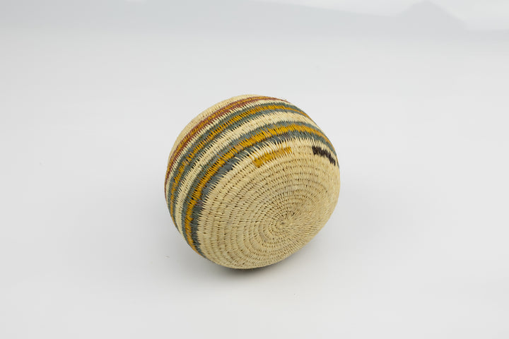 Vintage Handmade Woven Basket Fair Trade