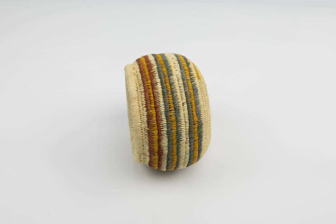 Vintage Handmade Woven Basket Fair Trade