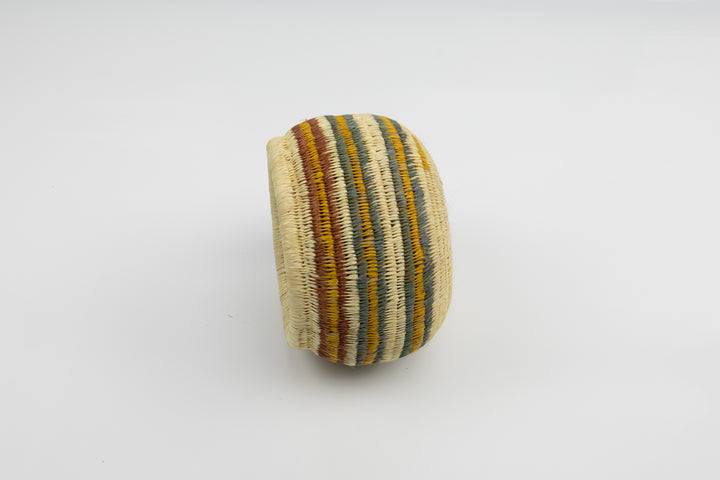 Vintage Handmade Woven Basket Fair Trade