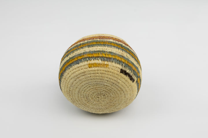 Vintage Handmade Woven Basket Fair Trade