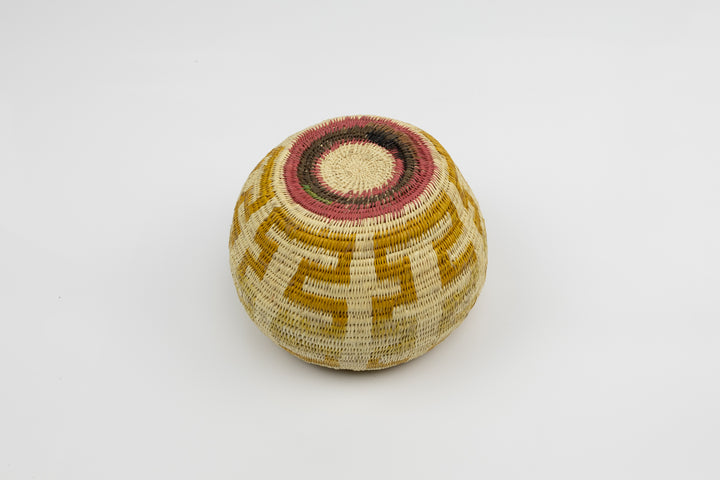 Vintage Handmade Woven Basket Fair Trade