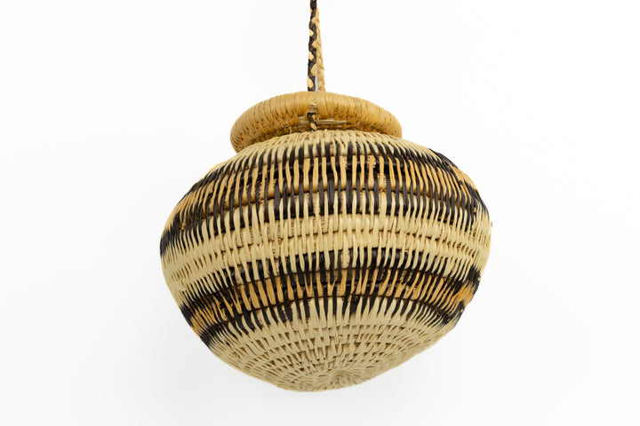 Hand Woven Vintage Hanging Basket Made By Indigenous Artisans