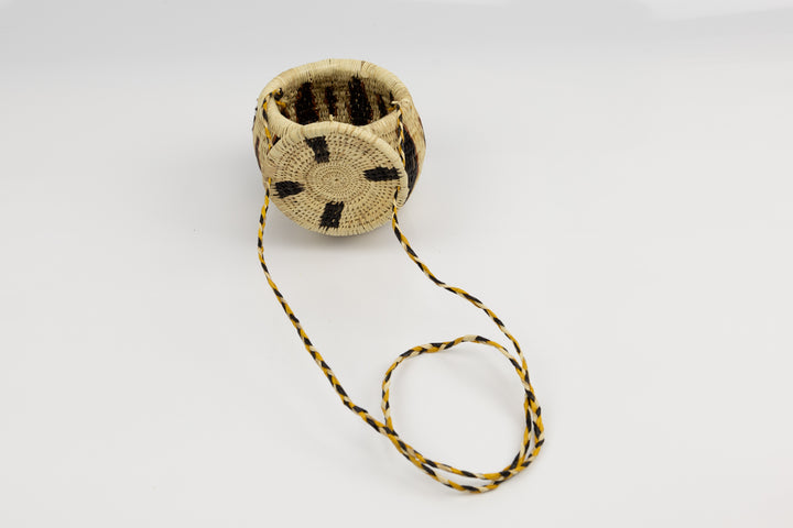 Hand Woven Vintage Hanging Basket Made By Indigenous Artisans