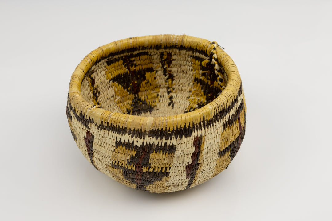 Hand Woven Vintage Hanging Basket Made By Indigenous Artisans