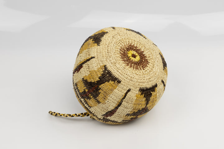 Hand Woven Vintage Hanging Basket Made By Indigenous Artisans