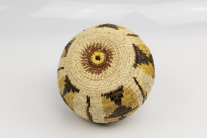 Hand Woven Vintage Hanging Basket Made By Indigenous Artisans