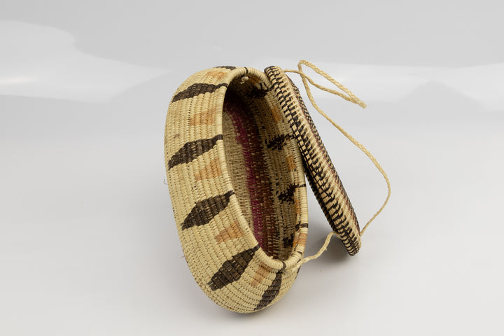 Hand Woven Vintage Hanging Basket Made By Indigenous Artisans