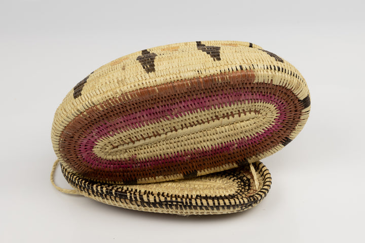 Hand Woven Vintage Hanging Basket Made By Indigenous Artisans