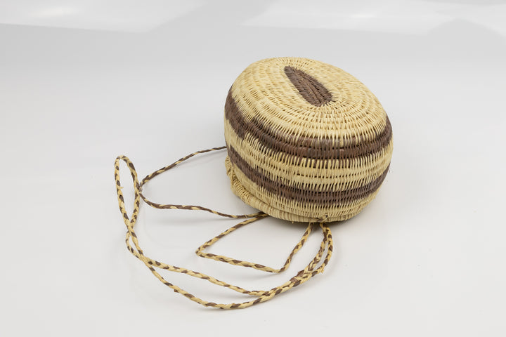 Hand Woven Vintage Hanging Basket Made By Indigenous Artisans