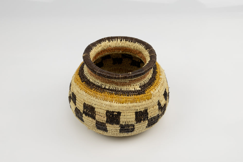 Hand Woven Vintage Basket Made By Indigenous Artisans