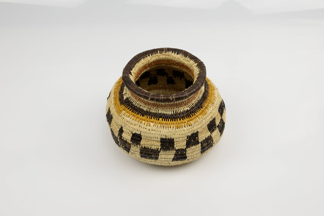 Hand Woven Vintage Basket Made By Indigenous Artisans