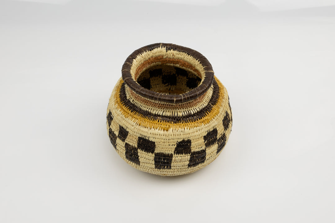 Hand Woven Vintage Basket Made By Indigenous Artisans