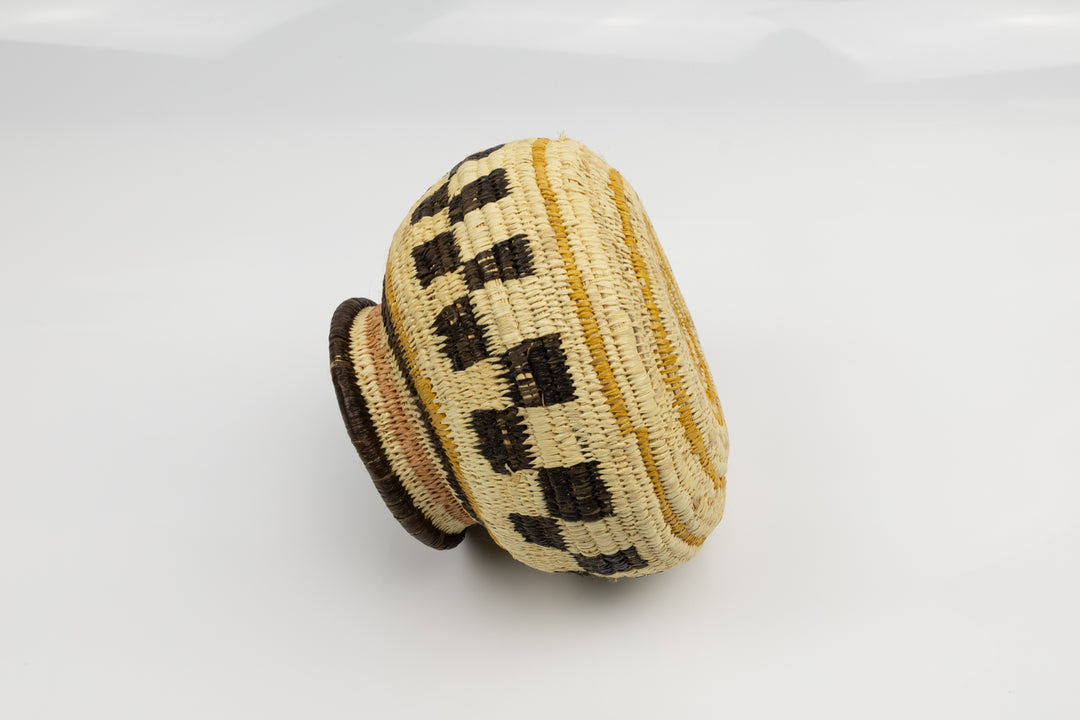 Hand Woven Vintage Basket Made By Indigenous Artisans