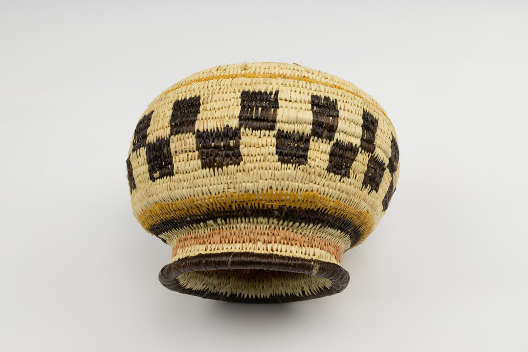 Hand Woven Vintage Basket Made By Indigenous Artisans
