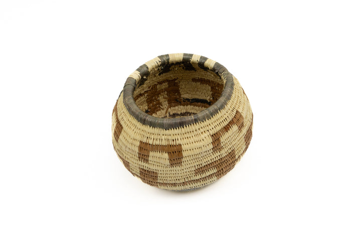 Hand Woven Vintage Basket Made By Indigenous Artisans
