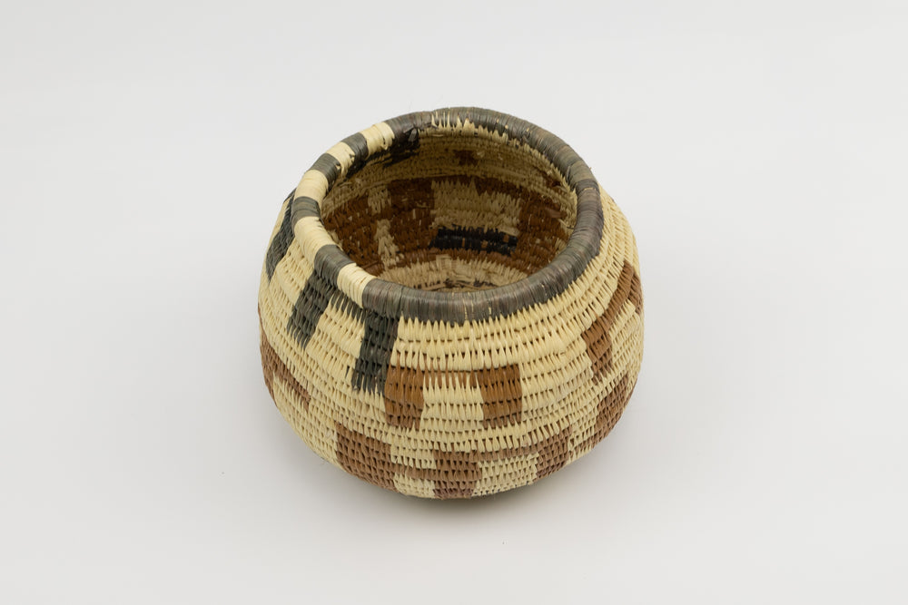 Hand Woven Vintage Basket Made By Indigenous Artisans