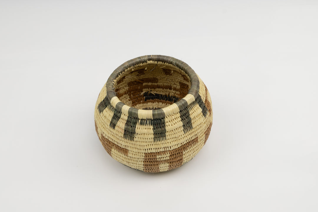 Hand Woven Vintage Basket Made By Indigenous Artisans