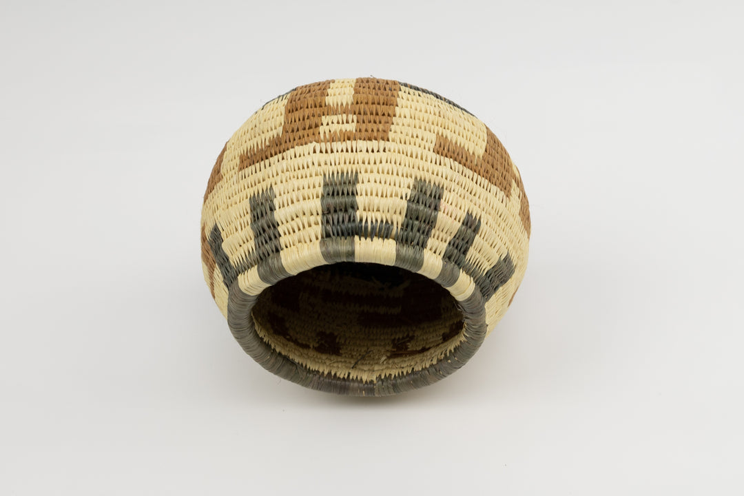 Hand Woven Vintage Basket Made By Indigenous Artisans