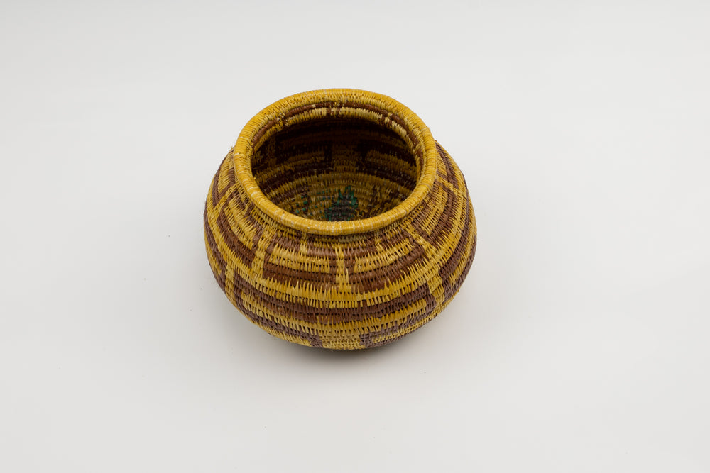 Hand Woven Vintage Basket Made By Indigenous Artisans