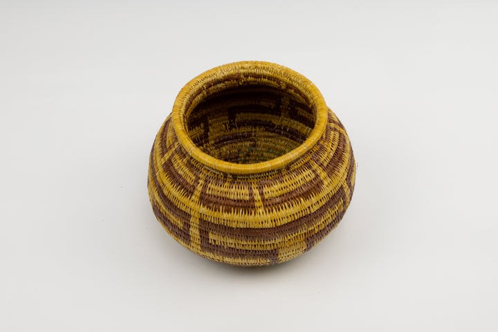 Hand Woven Vintage Basket Made By Indigenous Artisans