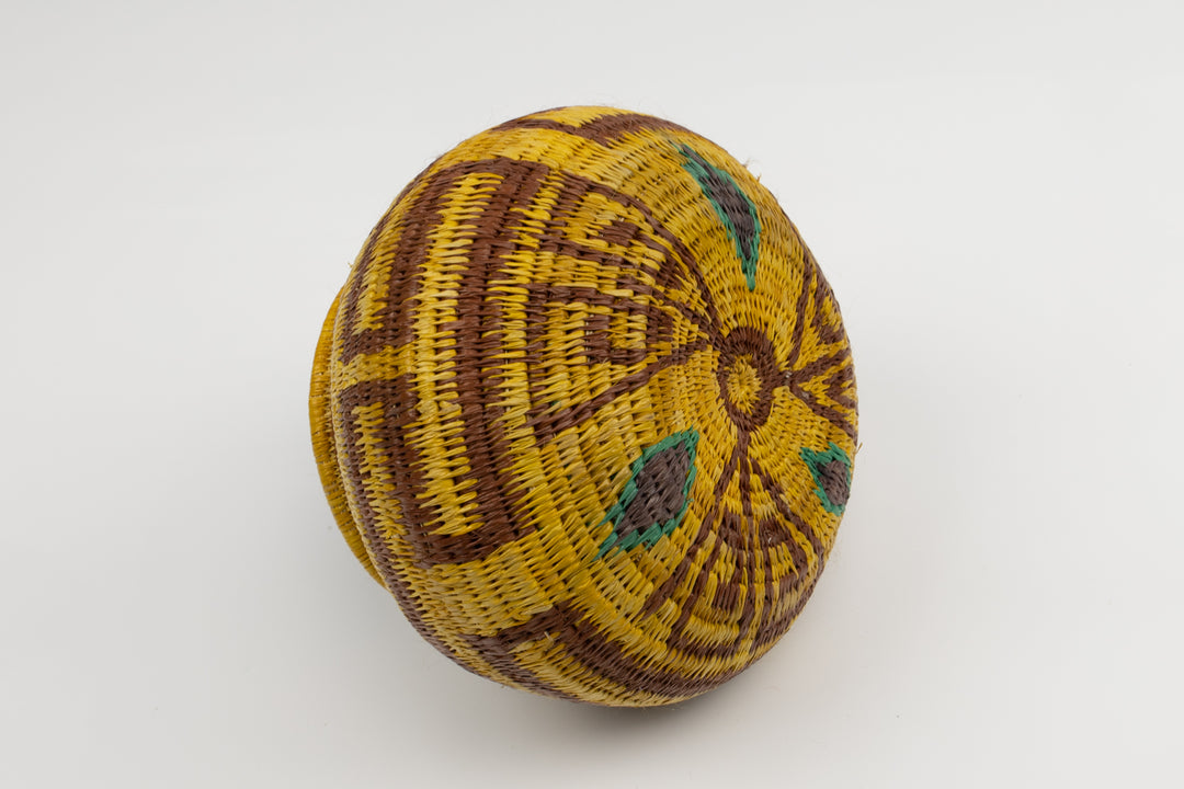 Hand Woven Vintage Basket Made By Indigenous Artisans