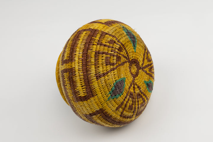 Hand Woven Vintage Basket Made By Indigenous Artisans