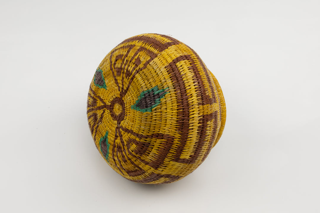 Hand Woven Vintage Basket Made By Indigenous Artisans