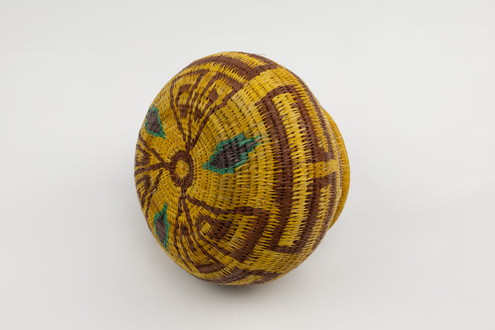 Hand Woven Vintage Basket Made By Indigenous Artisans