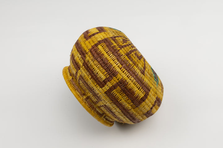 Hand Woven Vintage Basket Made By Indigenous Artisans