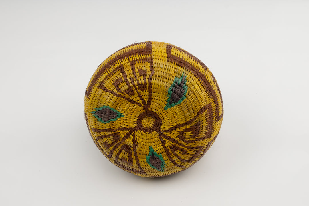Hand Woven Vintage Basket Made By Indigenous Artisans
