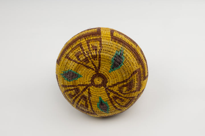 Hand Woven Vintage Basket Made By Indigenous Artisans