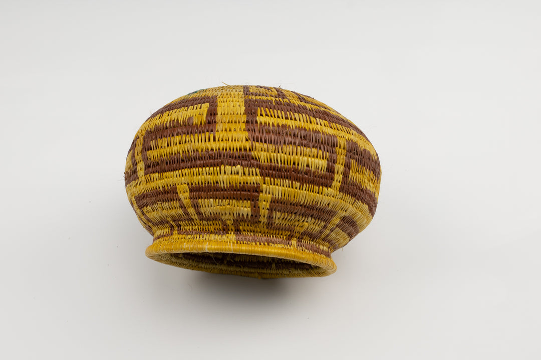 Hand Woven Vintage Basket Made By Indigenous Artisans