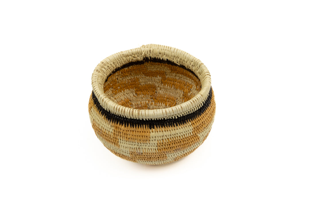 Hand Woven Vintage Basket Made By Indigenous Artisans