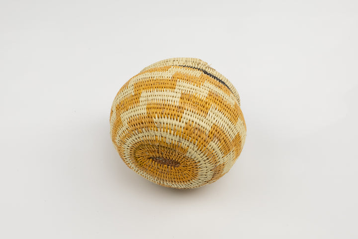 Hand Woven Vintage Basket Made By Indigenous Artisans